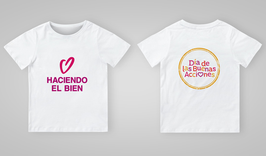Good Deeds Day T-shirt in Spanish